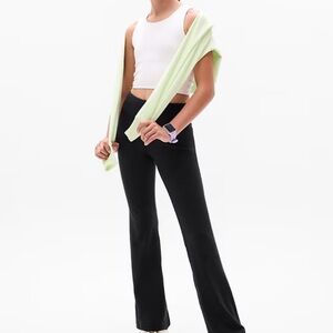 Athleta girl high rise chit chat flare pant black 12